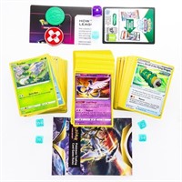 Pokeman 60 Card game Dec, Accessories, + 100 NM -