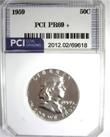 1959 Franklin PR69+ LISTS $750 IN 69