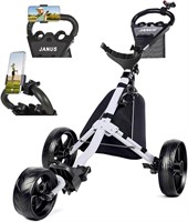 Foldable JANUS Golf Cart with Phone Holder