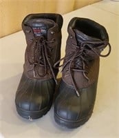 Sz 10 ThermoLite Leather/Rubber Boots, Like New