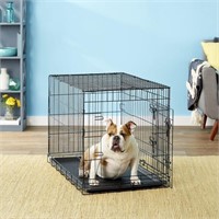 E3030 Foldable Double Door Dog Crate 36-inch M