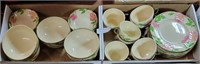 SET OF FRANCISAN EARTHENWARE DISHES