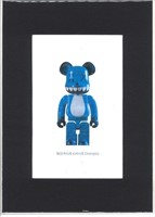 Bearbrick - Fine Art Giclee - 4 x6" "KAWS Chompe