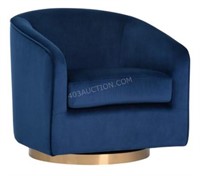 Stratton Swivel Chair Blue $920
