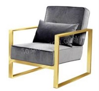 Milan Arm Chair – Gold $105