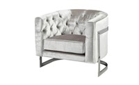 Guilford Occasional Chair – Grey Velvet $1150