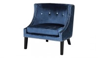 Aspen Chair – Blue Velvet $680