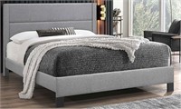 Dorsett Double Bed Grey Fabric $1080