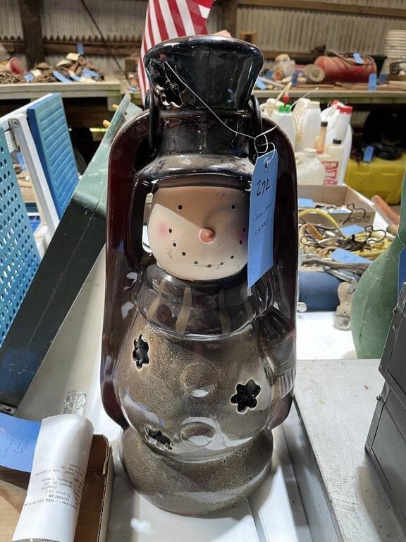 Snowman Lantern