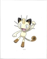 Pokeman "MEOWITH" 8 x 10" Giclee - Ready to Fra