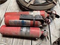 Bucket- 3 Fire Extinguisher- Misc