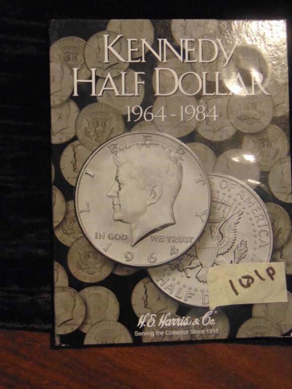Kennedy Half Dollar Book 1964-1984