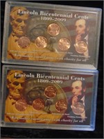 (2) Lincoln Bicentennial Cent Sets 1909-2009