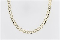10 Kt Yellow Gold Mariner Link Chain Necklace