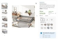 E4121  ARCTICSCORPION Twin Floor Bed for Toddler
