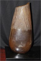 A Tall Artglass Vase