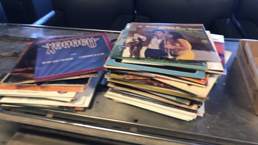 Stack of religious,orchestra  mixed records