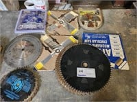 GROUP OF (25) VARIOUS USED SAW BLADES, VARIOUS