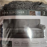 Sofa slipcover gray