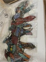 COTOSS Stained Glass Window Hangings,9 Birds
