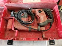ROTARY HAMMER DRILL, HILTI, TE 6-S, W/ CASE AND