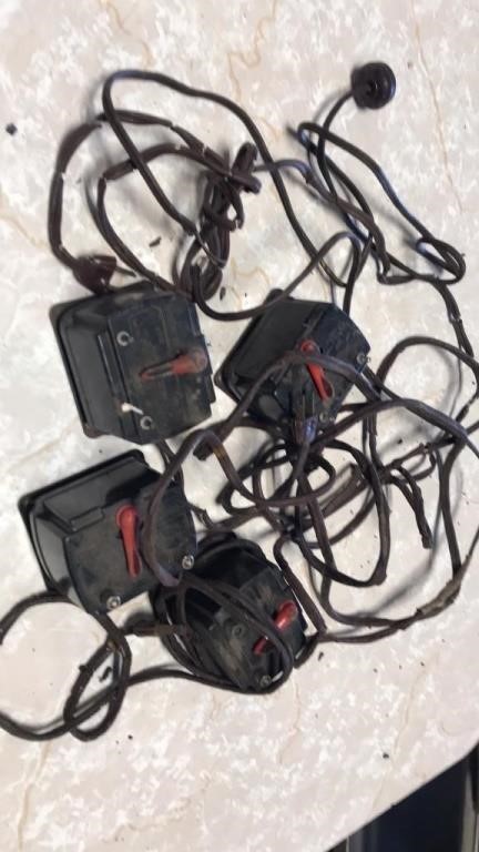 4 transformers w damaged cords