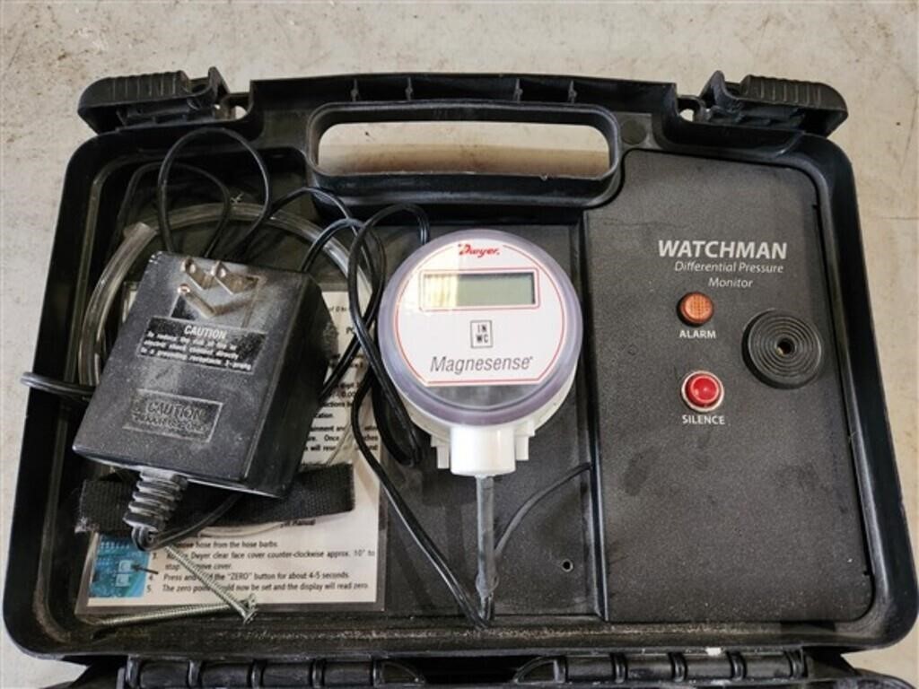DIFFERENTIAL PRESSURE MONITOR, WATCHMAN,