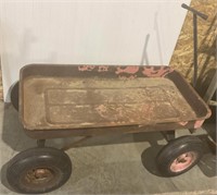 Vintage Wagon 42 x 22. Good Heavy Tires  With Cage