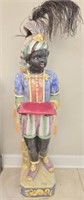 Gorgeous vintage chalkware statue as-is