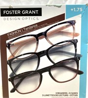 Foster Grant Reading Glasses *missing 1
