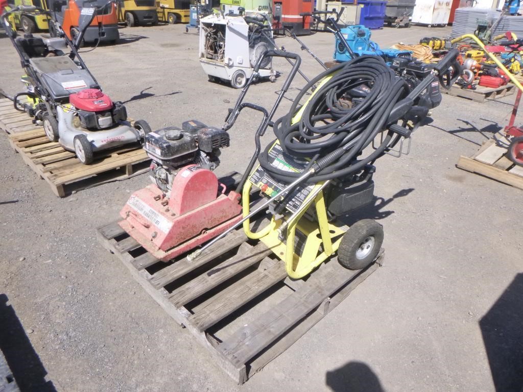 Pressure Washer & Plate Compactor