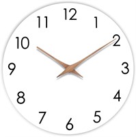 NEW 10" Wood Grain Wall Clock