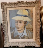 Original Clark Walker Self Portrait on Board