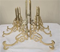 Set of 5 Solid Brass Stands