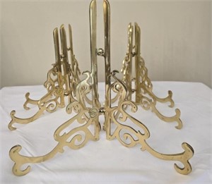 Set of 5 Solid Brass Stands