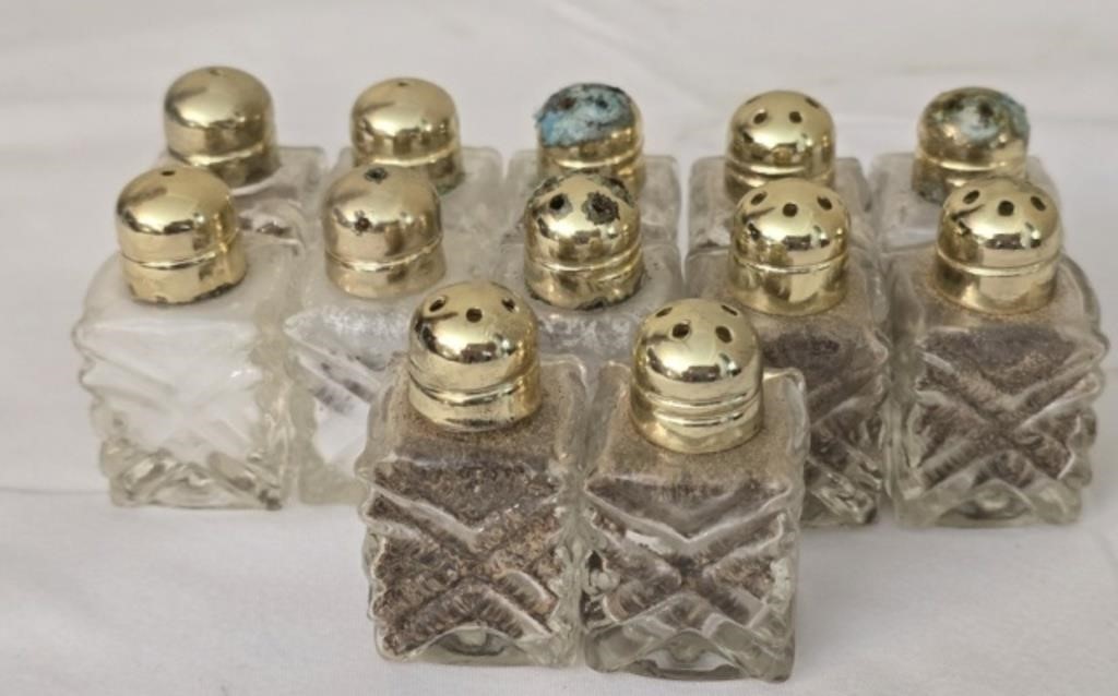 Set of 12 Miniature Salt & Pepper Shakers