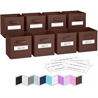 Royexe Storage Cubes Set of 8 Storage Baskets Feat