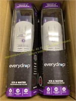 2ct.Everydrop ice&water refrigerator filters