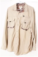Men's Mossy Oak Button Down Shirt Large