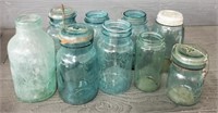 Variety of Vintage Jars