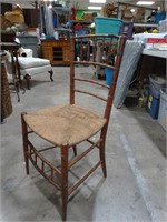Youth Sized Wicker - Wood Chair
