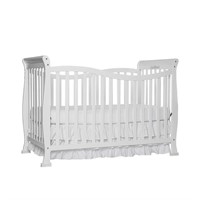 Dream On Me Violet 7-In-1 Convertible Crib,White