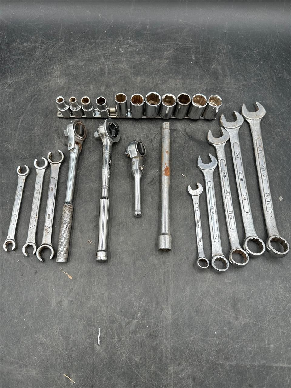 1/2" Sockets, Ratches, Wrenches