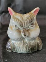 Occupied Japan Owl Head Figurine