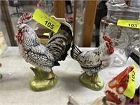 2PC MATCHED CHICKENS