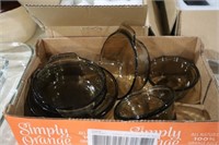COLLECTION AMBER GLASSWARE