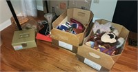 Large estate lot of misc stuffed animals and more