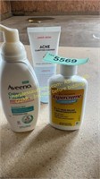 Acne Cleanser, Pain Relief Cream, Lotion