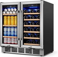 30" Wine and Beverage Refrigerator - Dual Zone