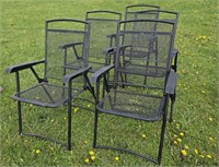 5 mesh folding chairs